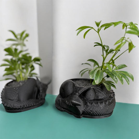 Dragon 3D Pot (Black)